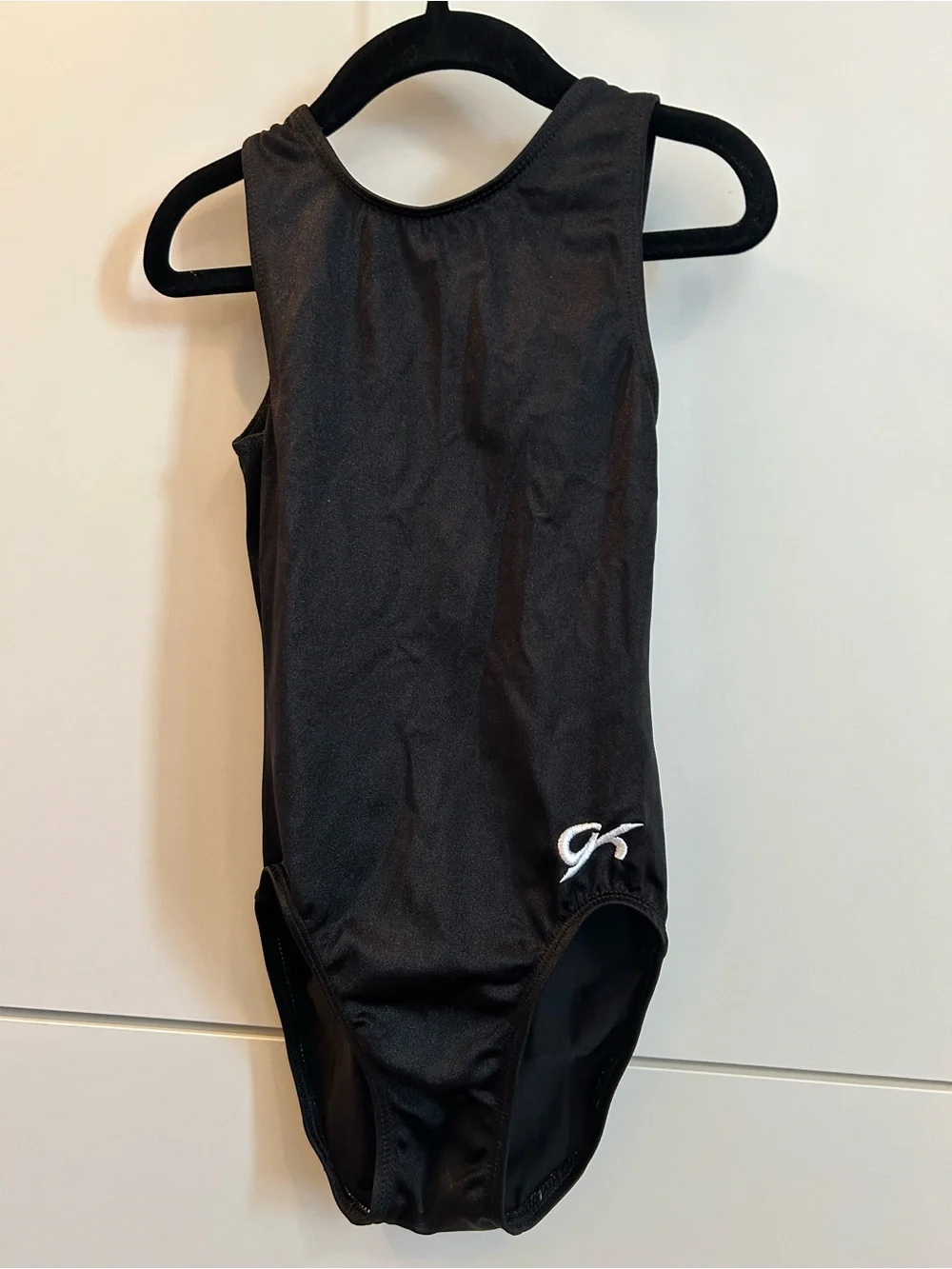 Black GK Elite Leotard - Classic Tank Style - CM Child’s Medium